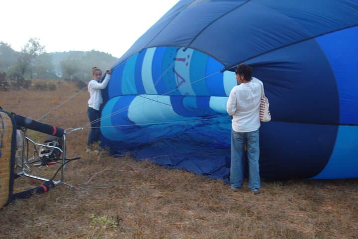 Riding the balloon
