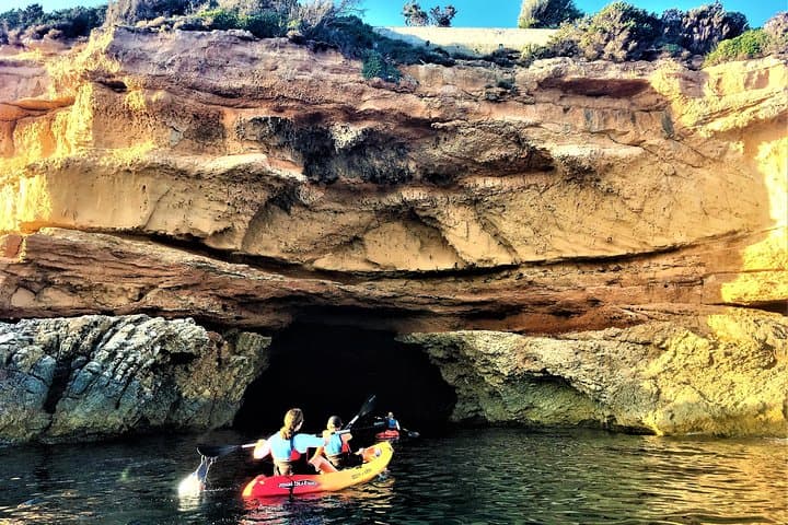 Kayak and Snorkel Cave Tour in Ibiza