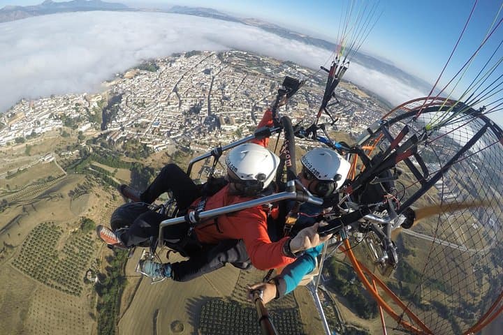 Paramotor flight in Ronda