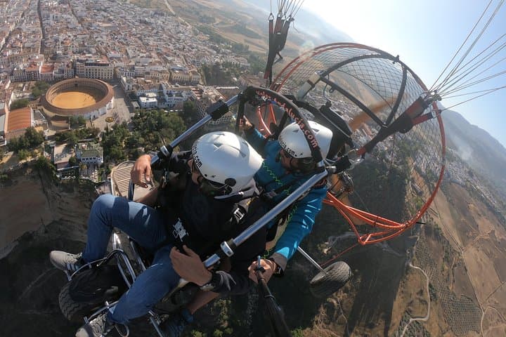 Paramotor flight in Ronda