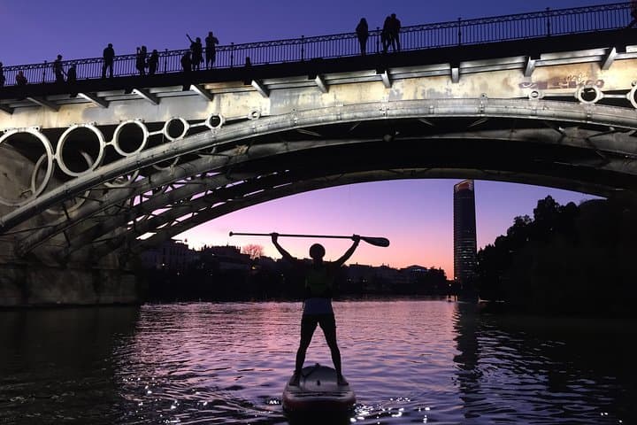 Seville: Sunset in Paddle Surf