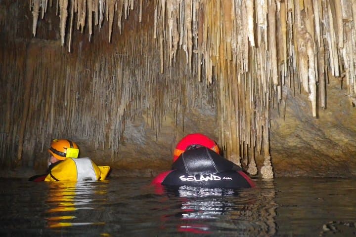 Swimming and Caving in Cova des Coloms
