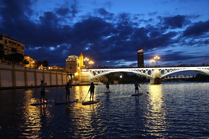 Seville: Sunset in Paddle Surf