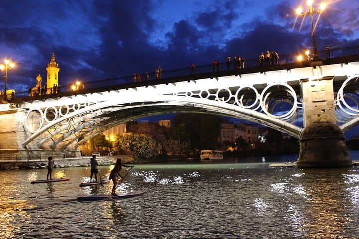 Seville: Sunset in Paddle Surf