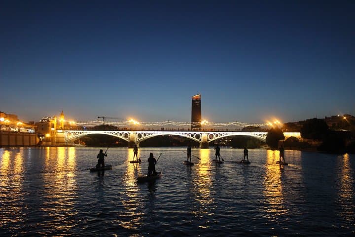 Seville: Sunset in Paddle Surf