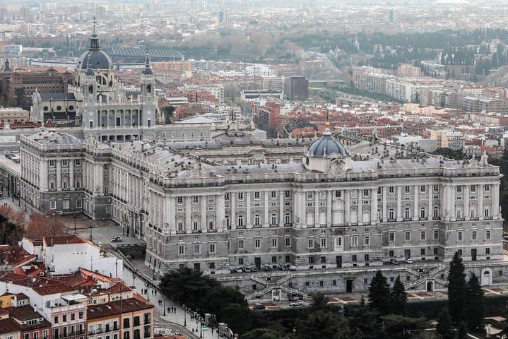 Vista Aerea del Palacio Real de Madrid