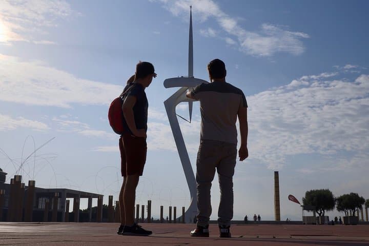 Discover the Olympic Ring and its distinct structures on top of Barcelona´s Montjuic hill.