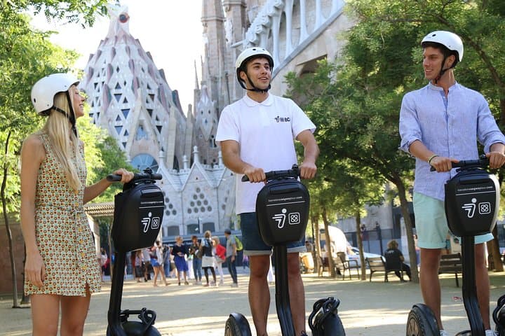 Enjoying Barcelona’s top Gaudí sites on an electric Segway