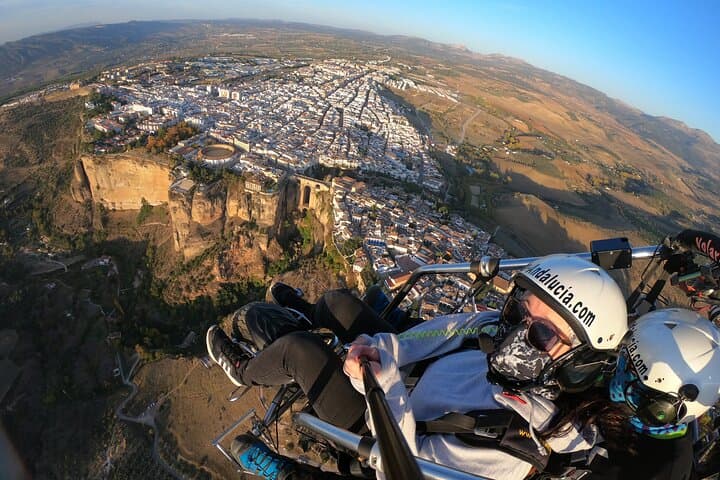 Paramotor flight in Ronda