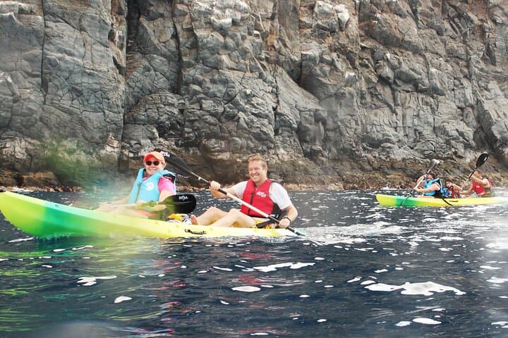 Kayak Route along the Volcanic Coast in Tenerife South with Snorkeling
