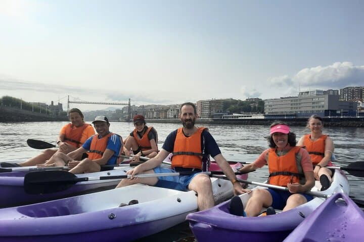 Private Kayak Tour along the Getxo Coast and Hanging Bridge