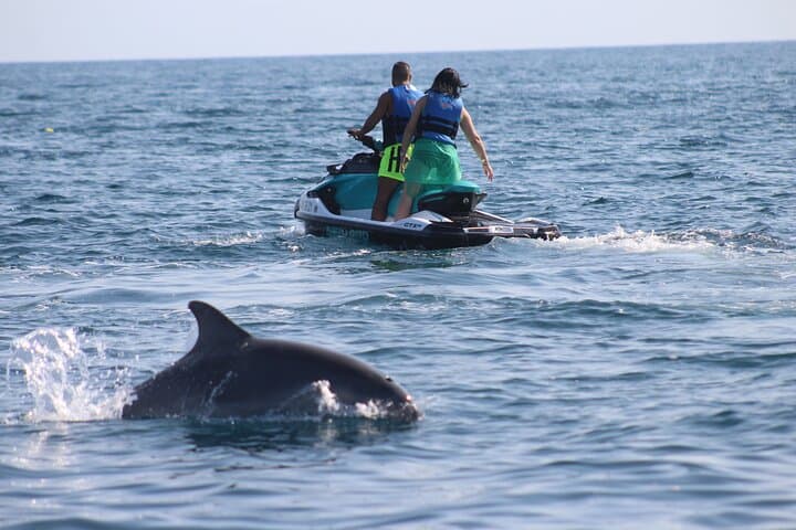 Guided JETSKI tour along the coast of Marbella, enjoy 30 minutes or 1 hour