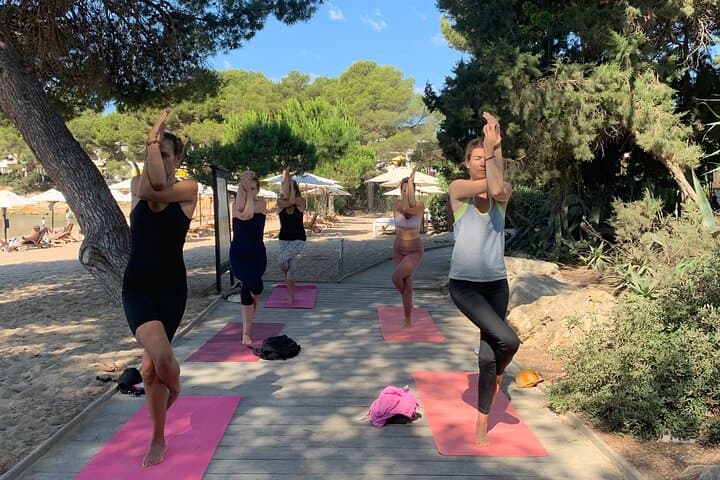 Awaken in Ibiza: Sunrise Yoga at the Beach, Healthy Brunch & SUP