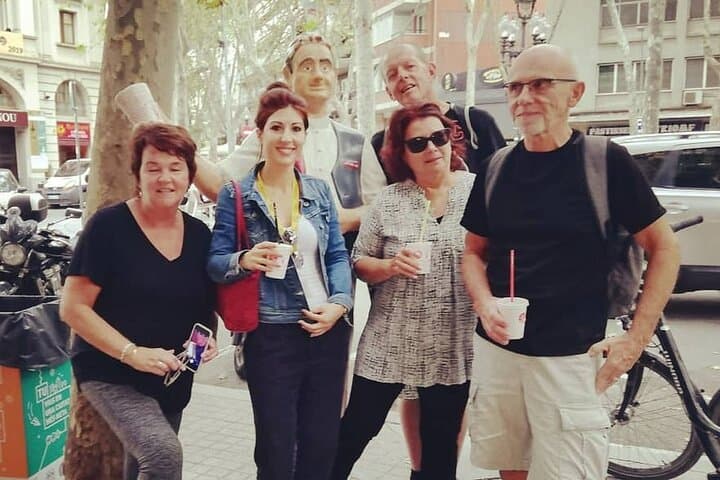 Having a drink in the tour
