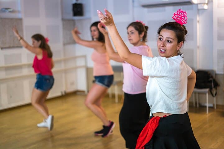Dancing rumbas for the first time