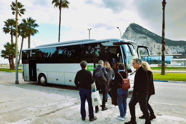 Gibraltar with Rock of Gibraltar & St. Michael Cave from Seville