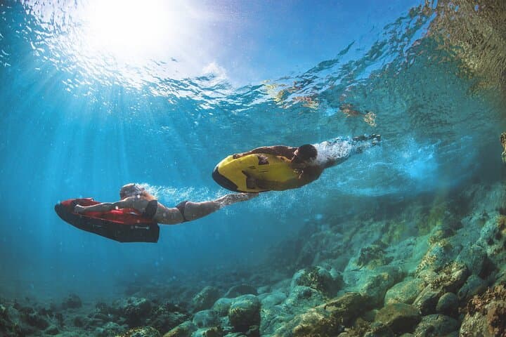 Beach and Cave LUXURY TOYS Boat Tour - Ibiza