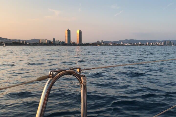 Vista de Barcelona desde el mar