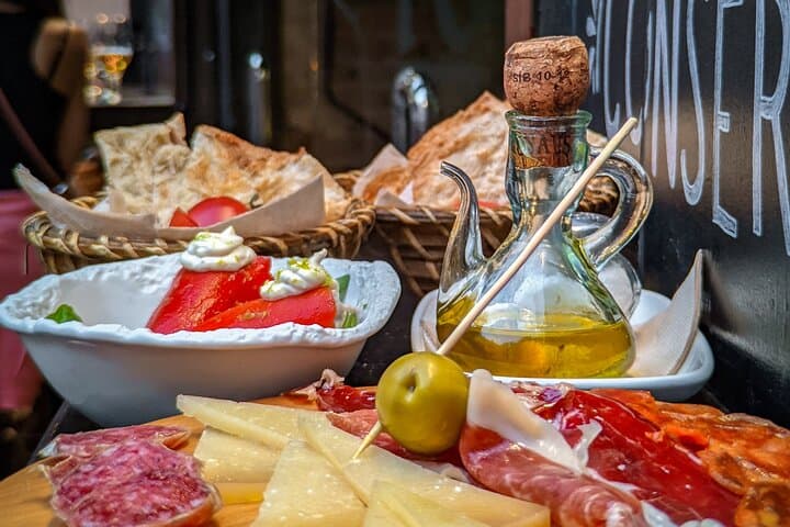Cheese and cured meats, local favourites