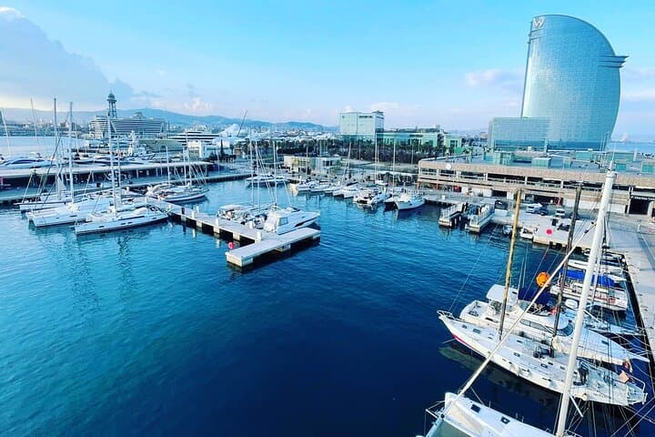 Depart from Marina Vela in Barcelona