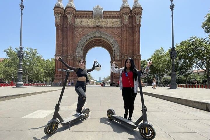 Barcelona Guided 3-hour Gaudi E-Scooter Tour