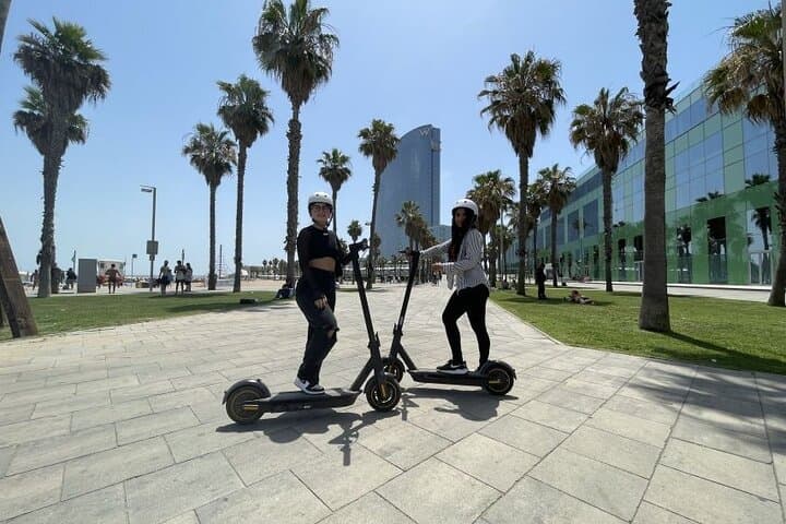 Barcelona Guided 3-hour Gaudi E-Scooter Tour