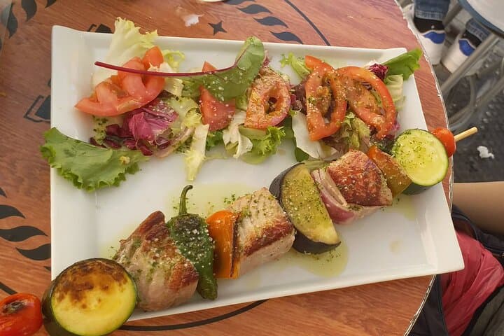 salmon brochette