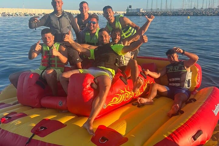 Draggable water activity in Fuengirola