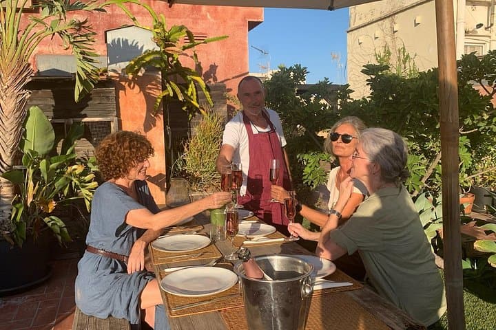 Rooftop Paella Cooking Class Experience in Barcelona with Sangria