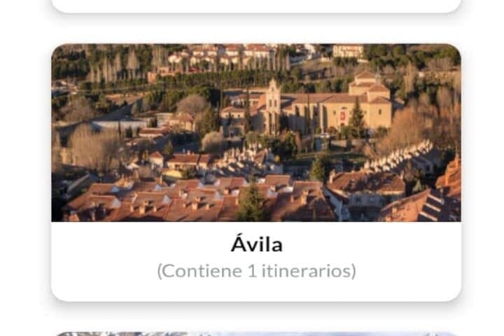 APP Self-Guided Routes Ávila with Audioguide