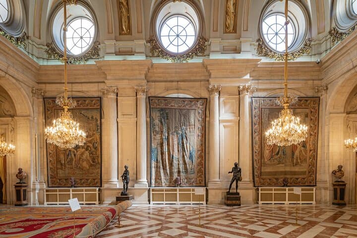Hall of Columns at the Royal Palace of Madrid