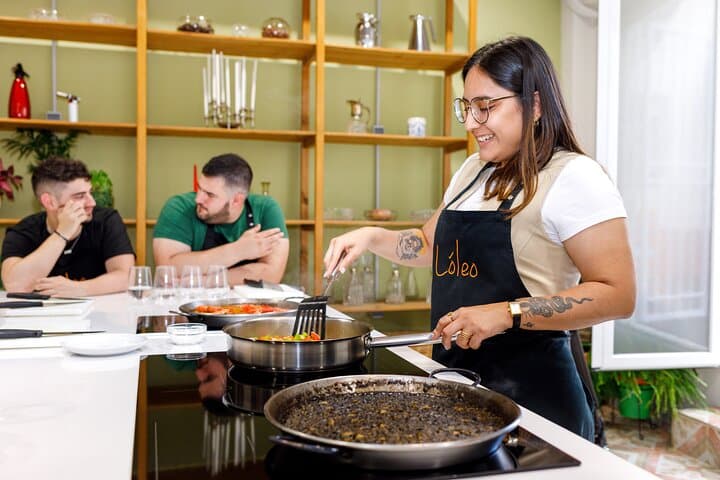 Tapas & Paella Cooking Class in Madrid with a Professional Chef