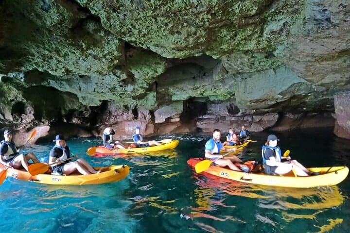 Kayaking Adventure Route with Snorkeling in Mogan Caves