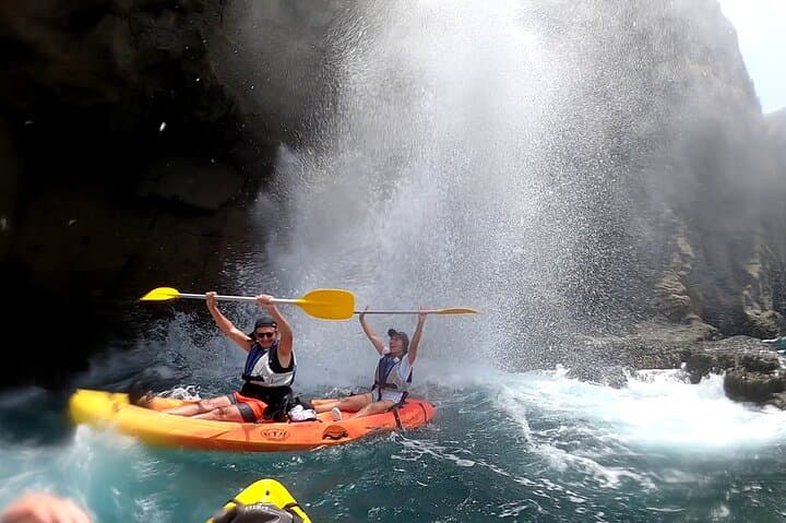 Kayaking Adventure Route with Snorkeling in Mogan Caves