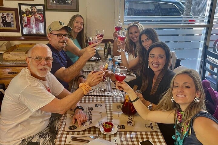 Enjoying Home made Sangria
