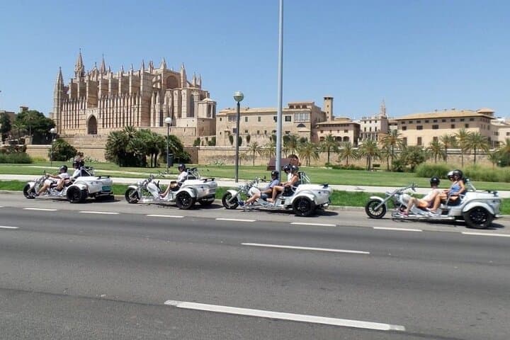 Guided cruise trike tour in Mallorca