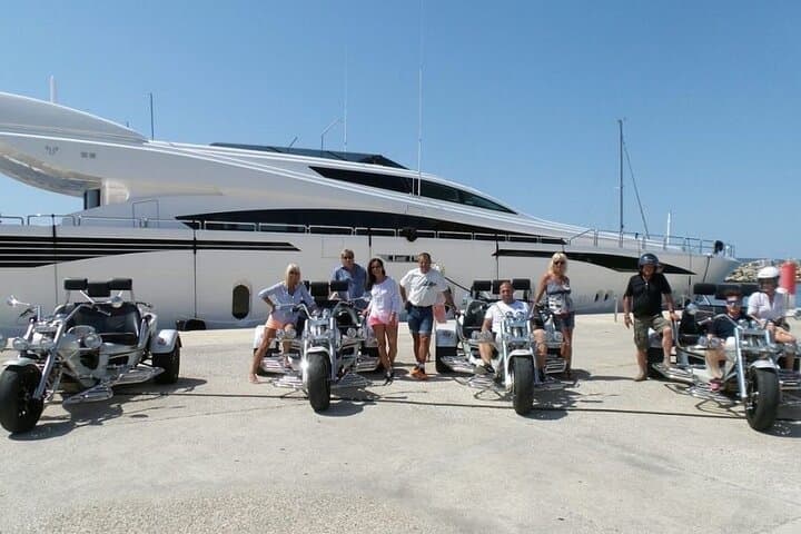 Guided cruise trike tour in Mallorca