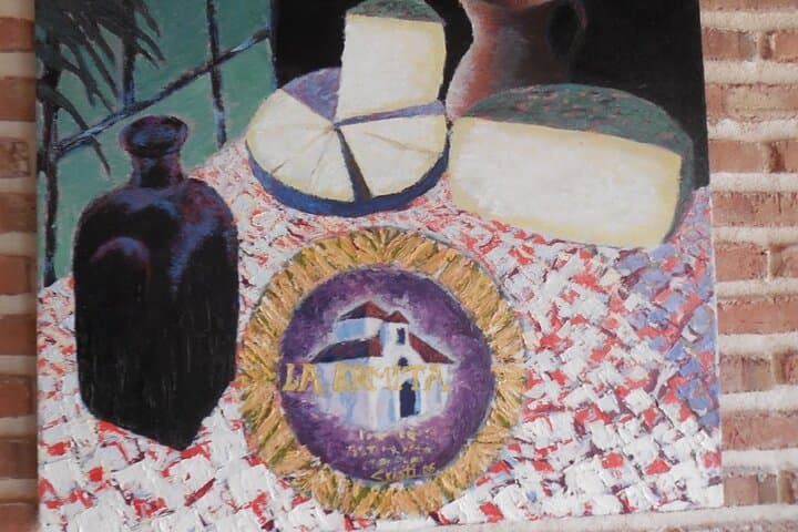 Manchego cheese and wine