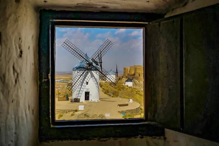 Vie from inside windmill