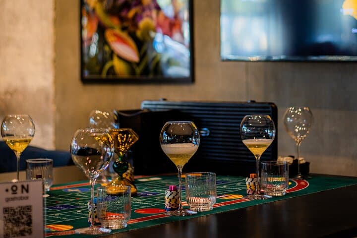 Private Wine Casino with Blind Wine Tasting