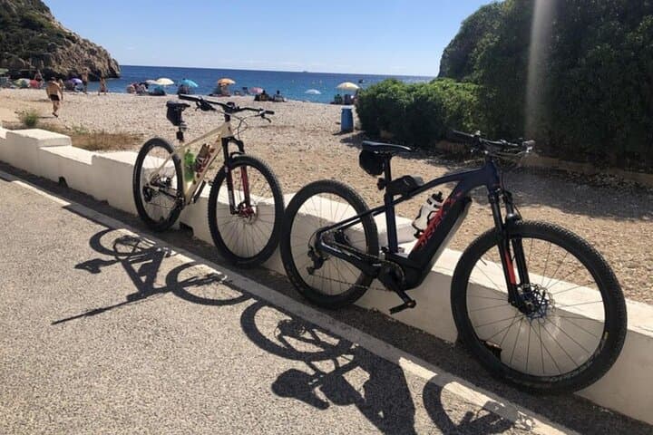 Electric bicycle route Cala Granadella -Cala Moraig