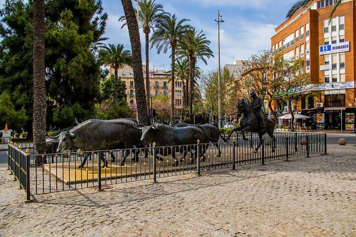Bullfighting statues