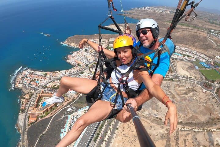 Tandem paragliding in Tenerife