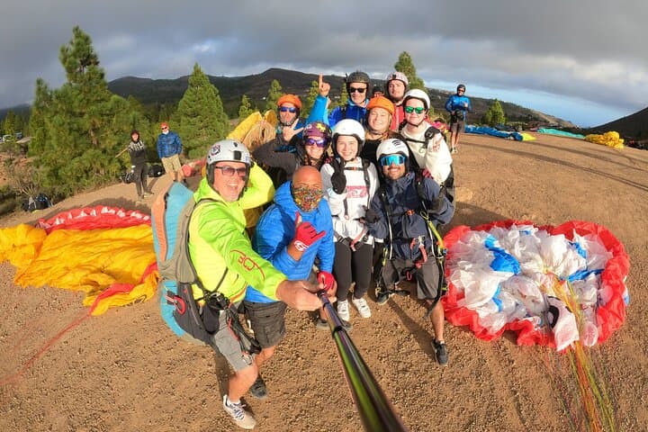 Tandem paragliding in Tenerife