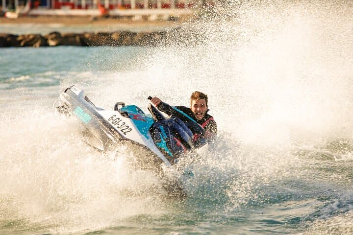 Guided JETSKI tour along the coast of Marbella, enjoy 30 minutes or 1 hour