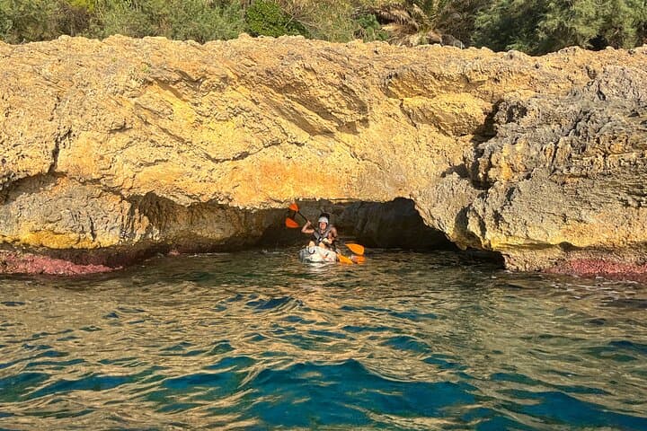 kayak alcudia cave