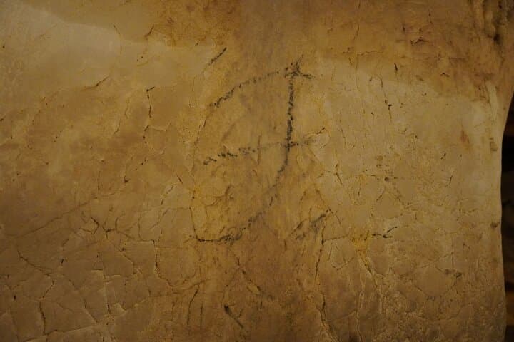 Cave painting in the treasure caves