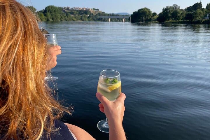 Boat ride, Sunset with cocktail