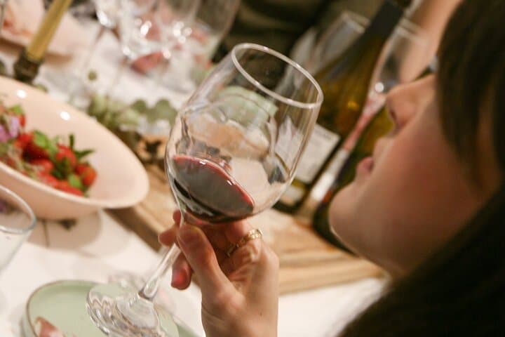 Wine tasting with a view of the Sagrada Familia