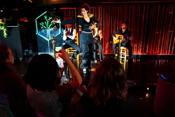 Authentic Flamenco Live Show With Wine in Barcelona